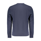 Blaues Baumwoll-Sweatshirt für Herren