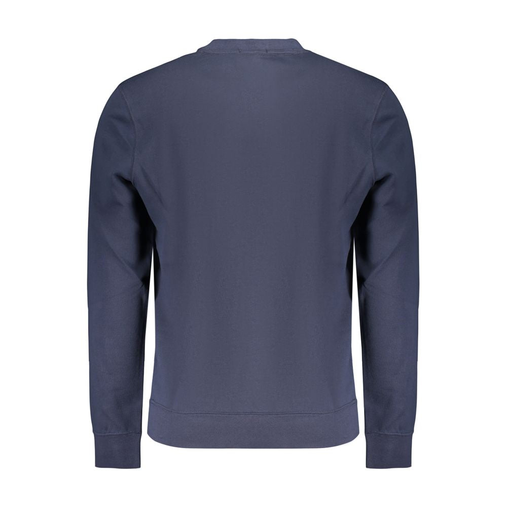 Blaues Baumwoll-Sweatshirt für Herren