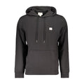 Schwarzer Baumwoll-Sweatshirt