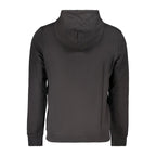 Schwarzer Baumwoll-Sweatshirt