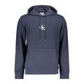 Blauer Baumwollpullover für Herren