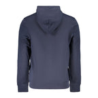 Blauer Baumwollpullover für Herren
