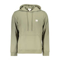 Grüner Herren-Kapuzenpullover aus Baumwolle