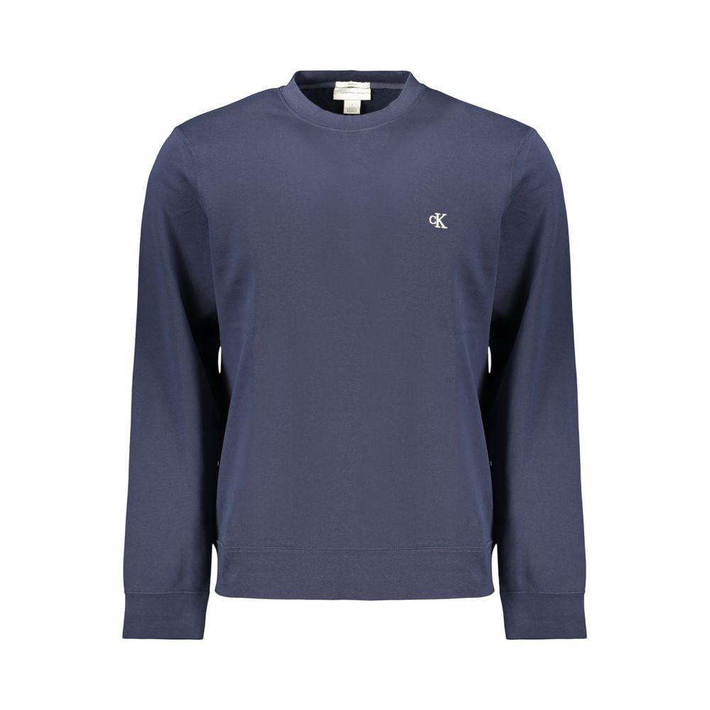 Blaues Baumwoll-Sweatshirt für Herren