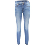 Damenjeans aus Baumwolle in Blau