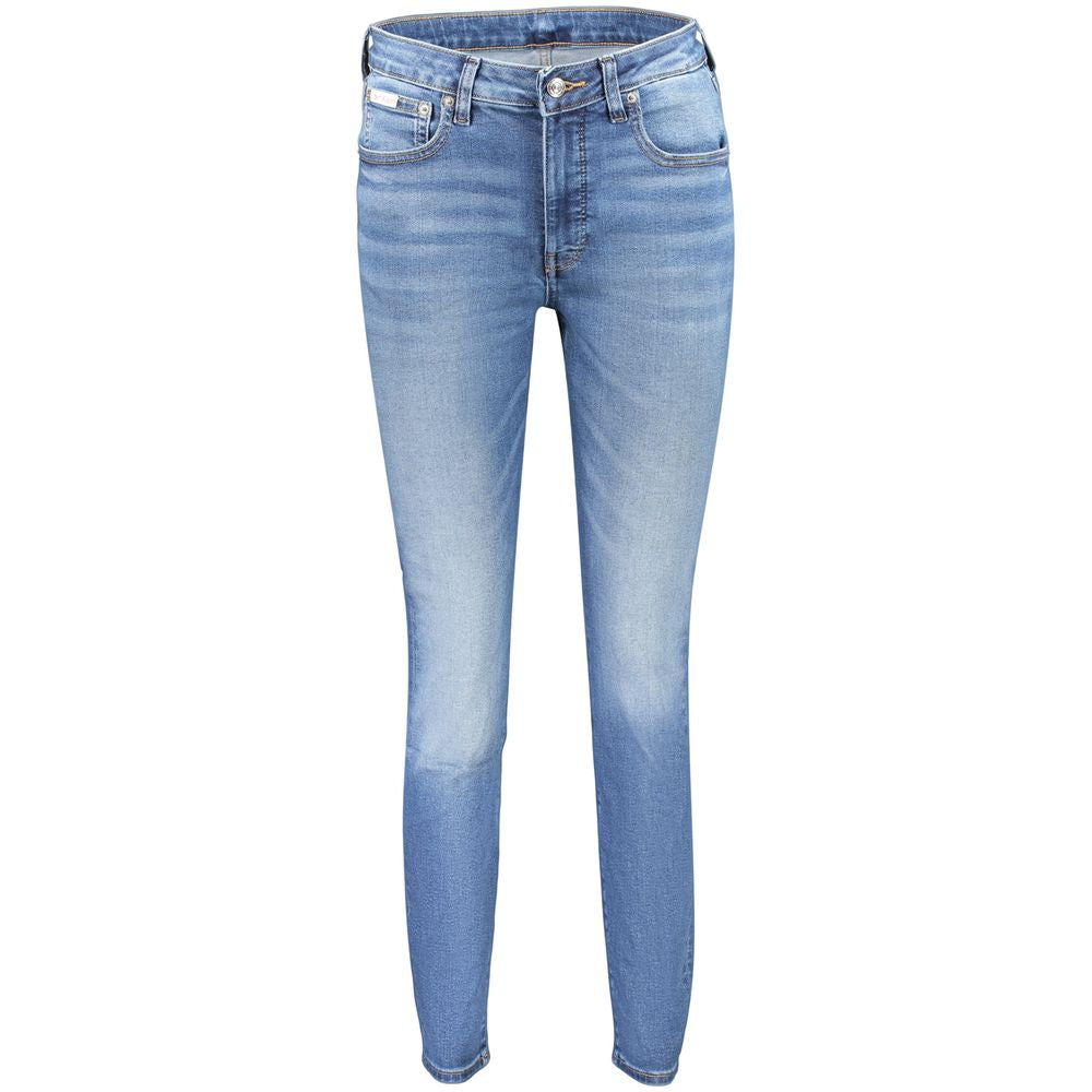 Damenjeans aus Baumwolle in Blau