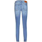 Damenjeans aus Baumwolle in Blau