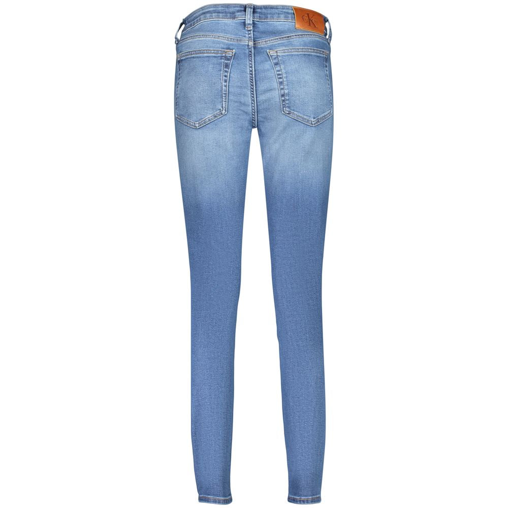 Damenjeans aus Baumwolle in Blau