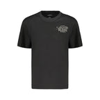 Schwarzes Baumwoll-T-Shirt für Damen