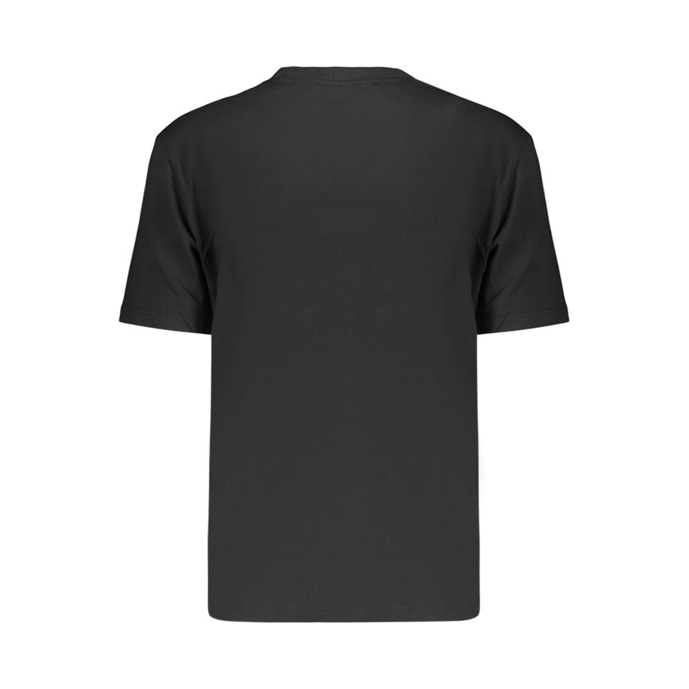 Schwarzes Baumwoll-T-Shirt für Damen