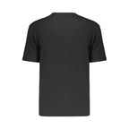 Schwarzes Baumwoll-T-Shirt für Damen