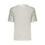 Weißes Baumwoll-T-Shirt für Damen