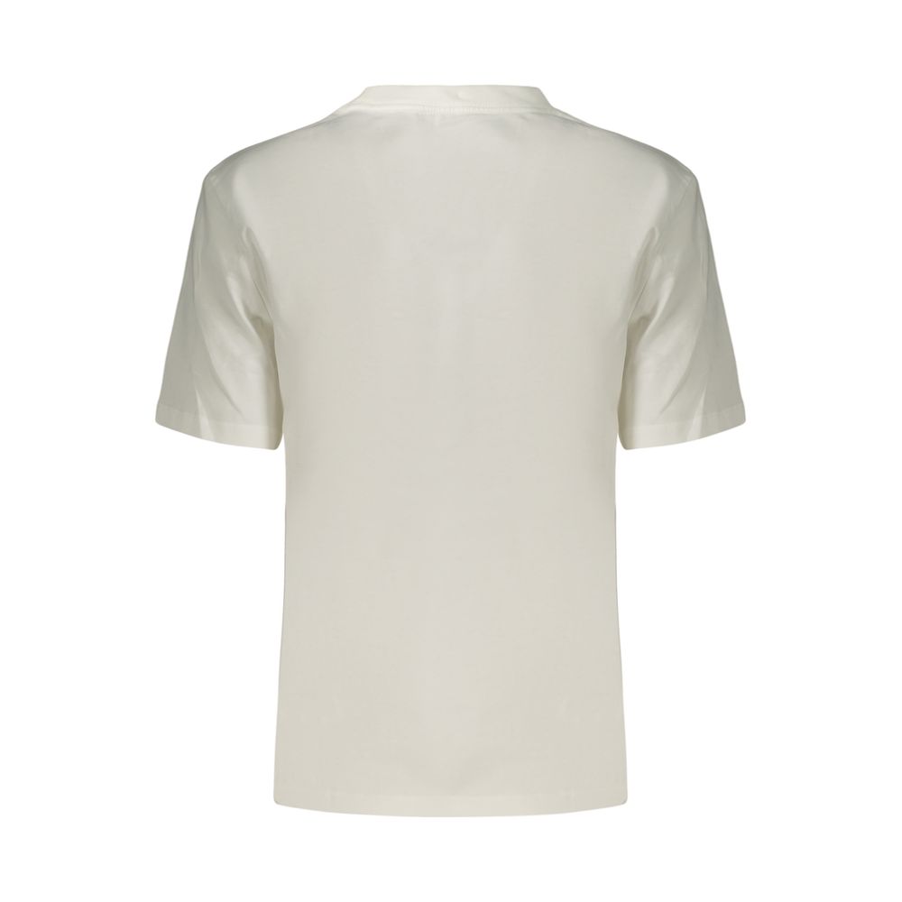 Weißes Baumwoll-T-Shirt für Damen