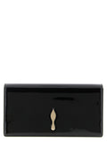 Schwarze Kalbsleder-Clutch