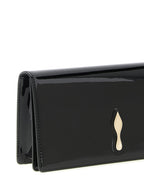 Schwarze Kalbsleder-Clutch