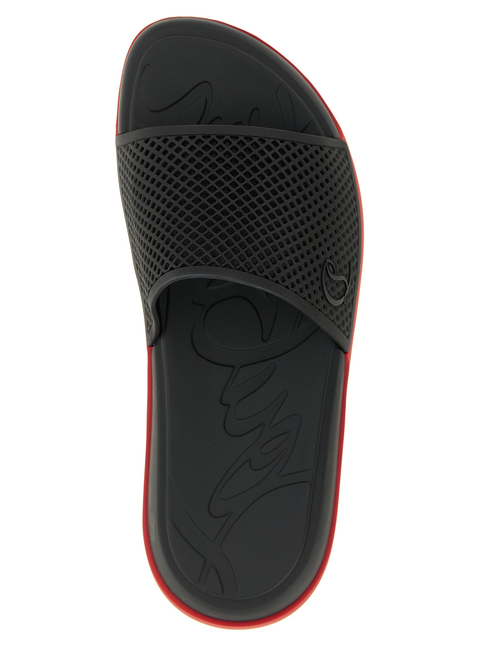 Schwarze Slides aus Polyethylen Christian Louboutin