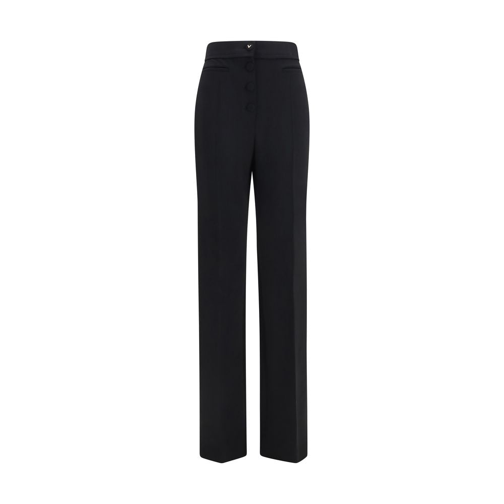 Schwarze Wollhose Oves Aries Flared
