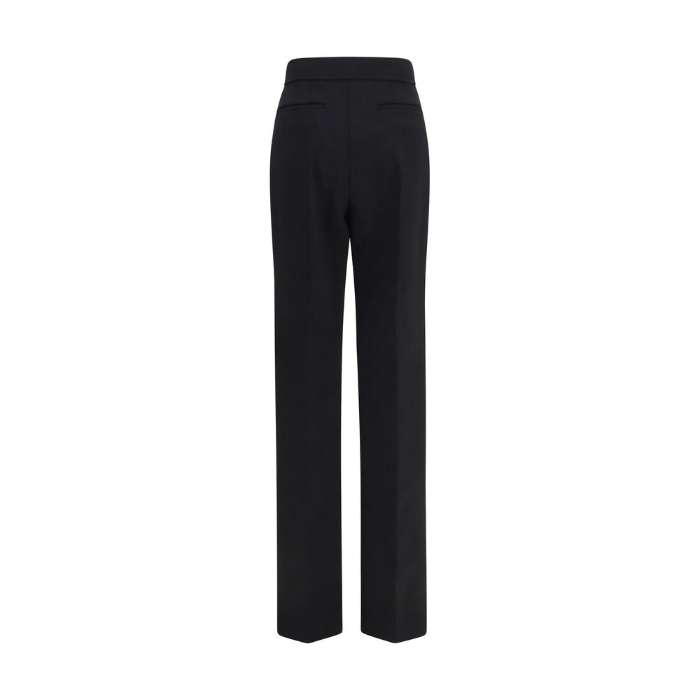 Schwarze Wollhose Oves Aries Flared