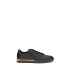 Schwarze Bos Taurus Kalbsleder-Sneakers