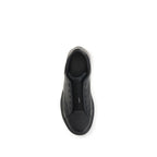 Schwarze Bos Taurus Kalbsleder-Sneakers