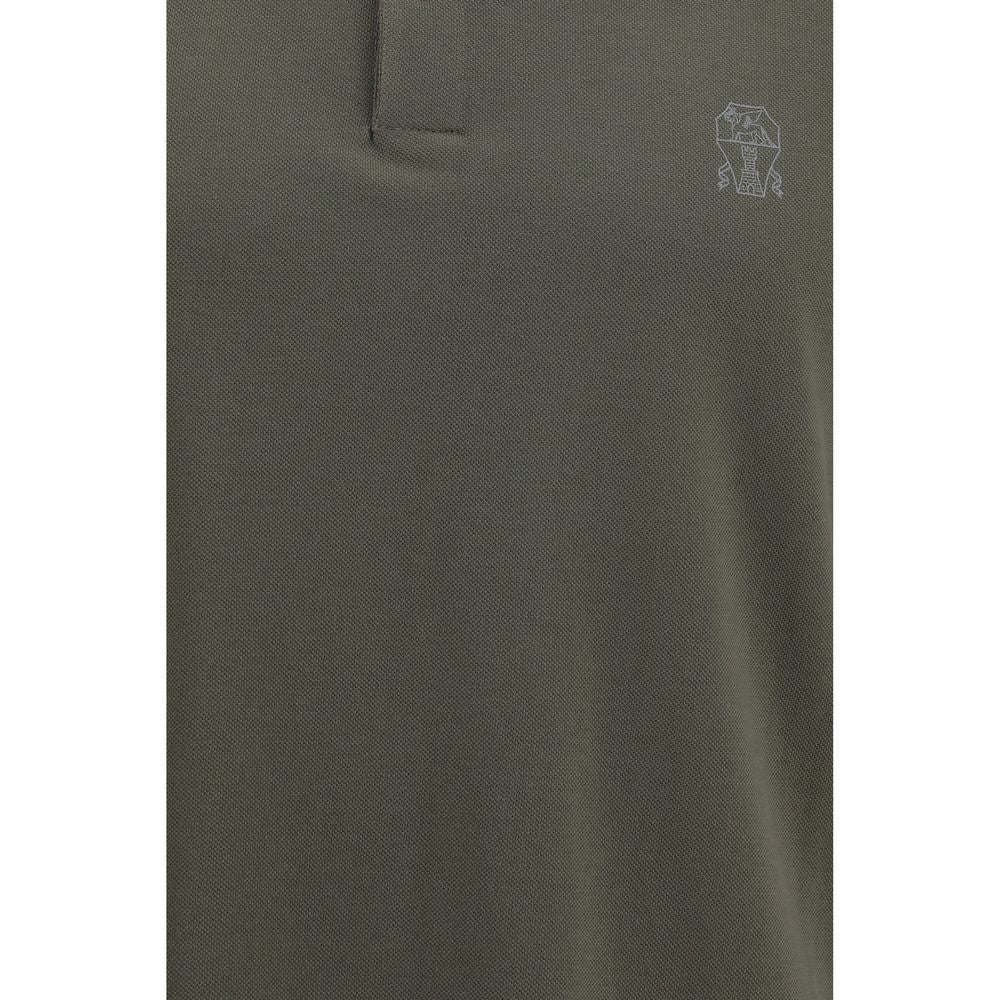 Bicolor Cotton Polo Shirt