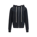 Schwarzer Baumwoll-Sweatshirt