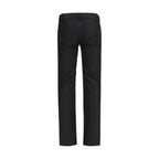 Schwarze Oves Aries Straight-Leg Jeans aus Wolle