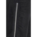 Schwarze Oves Aries Straight-Leg Jeans aus Wolle