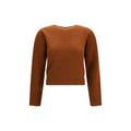 Brauner Kaschmir-Pullover