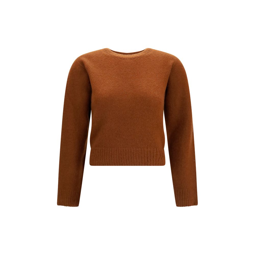 Brauner Kaschmir-Pullover