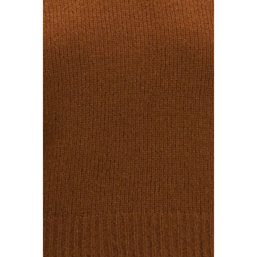 Brauner Kaschmir-Pullover