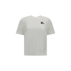 Weißes Baumwoll-T-Shirt