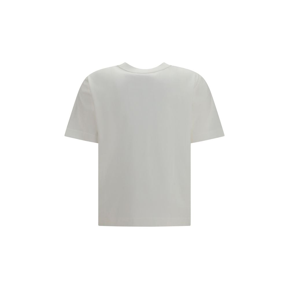 Weißes Baumwoll-T-Shirt
