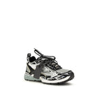 Graue Sportschuhe aus Polyester