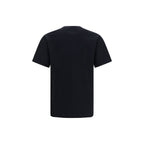 Schwarzes Baumwoll-T-Shirt