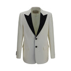 Weißer Woll-Blazer Oves Aries