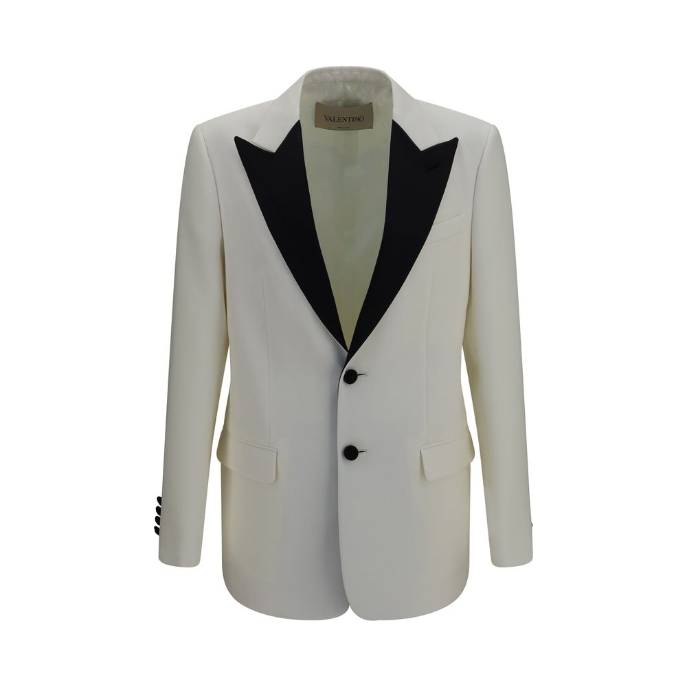 Weißer Woll-Blazer Oves Aries
