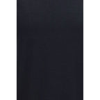Schwarzes Baumwoll-T-Shirt