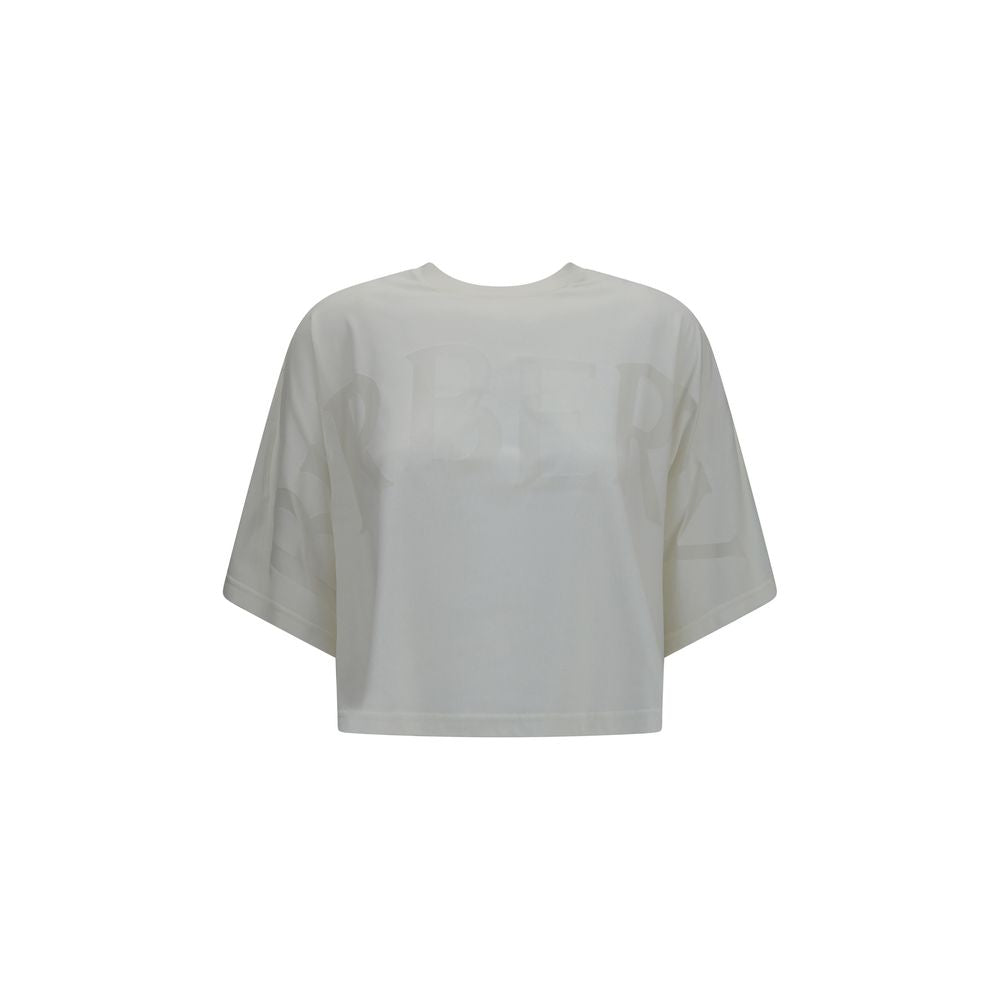 Weißes Baumwoll-T-Shirt