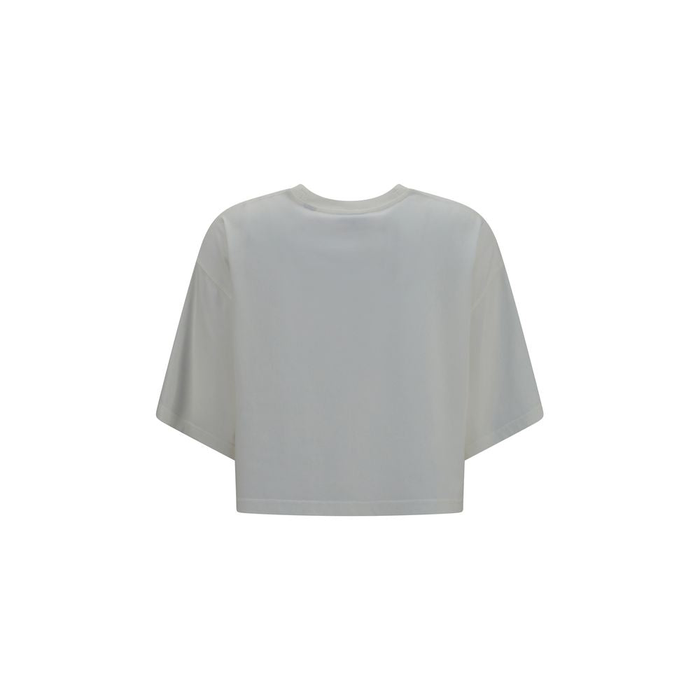 Weißes Baumwoll-T-Shirt
