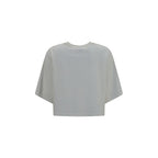 Weißes Baumwoll-T-Shirt