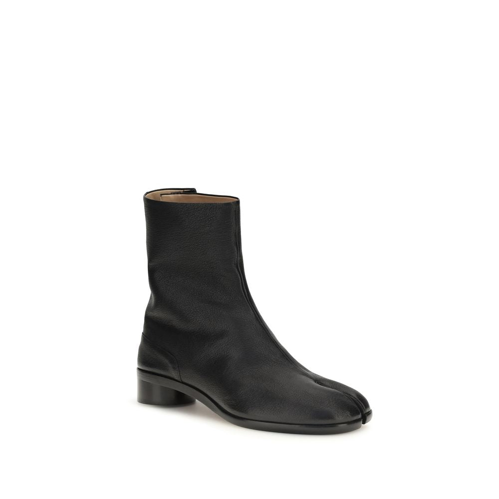 Schwarze Ankle Boots aus Kalbsleder Bos Taurus