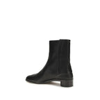 Schwarze Ankle Boots aus Kalbsleder Bos Taurus
