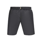 Herrenshorts aus schwarzem Polyester