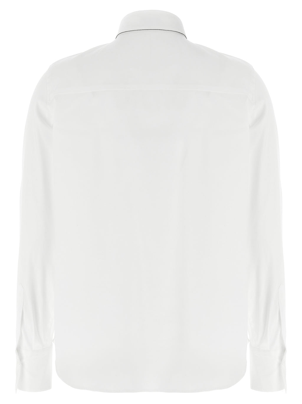 Weiße Baumwollbluse