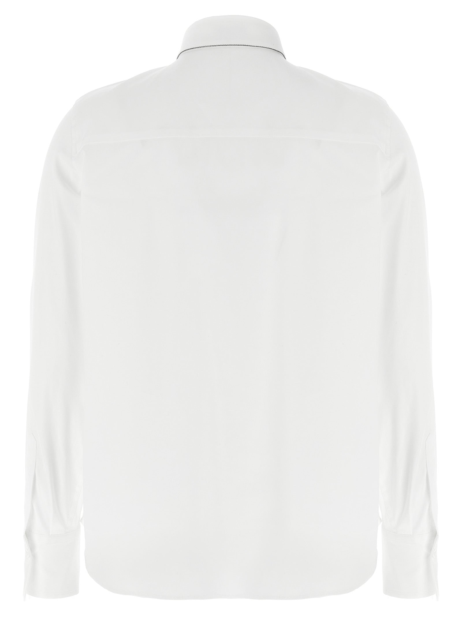 Weiße Baumwollbluse