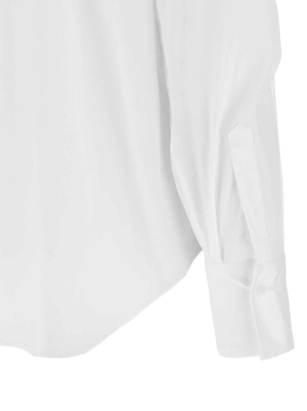 Weiße Baumwollbluse