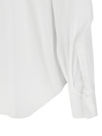 Weiße Baumwollbluse