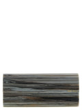 Graue Clutch aus Polyester