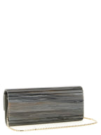 Graue Clutch aus Polyester